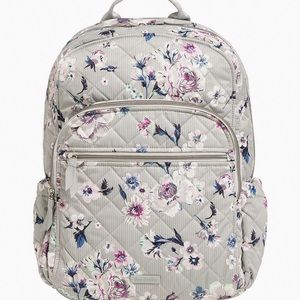 Vera Bradley Iconic Performance Twill Campus Quilted Backpack Park Stripe XL